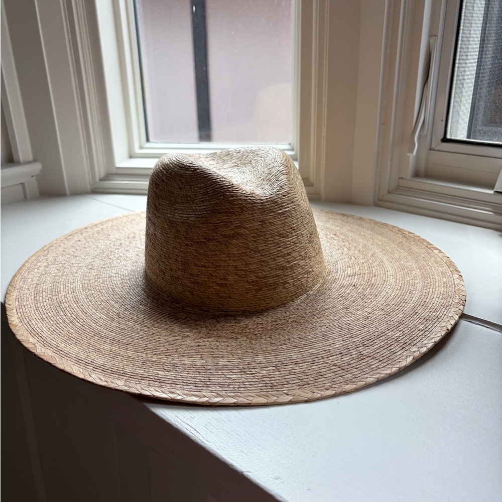 Lack Of Color Natural Straw Palm Leaf Hat